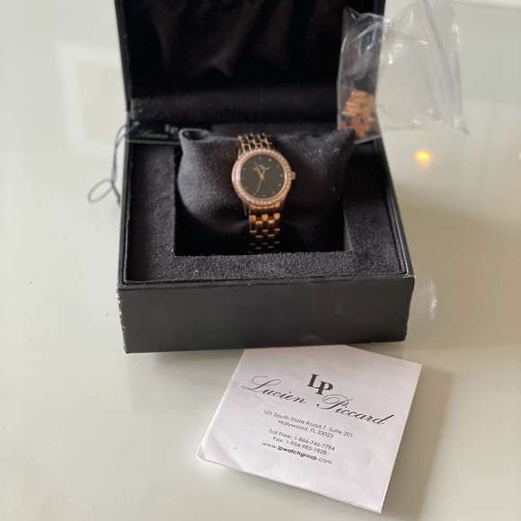 LUCIEN PICCARD Monte Velan Ladies Watch rose gold